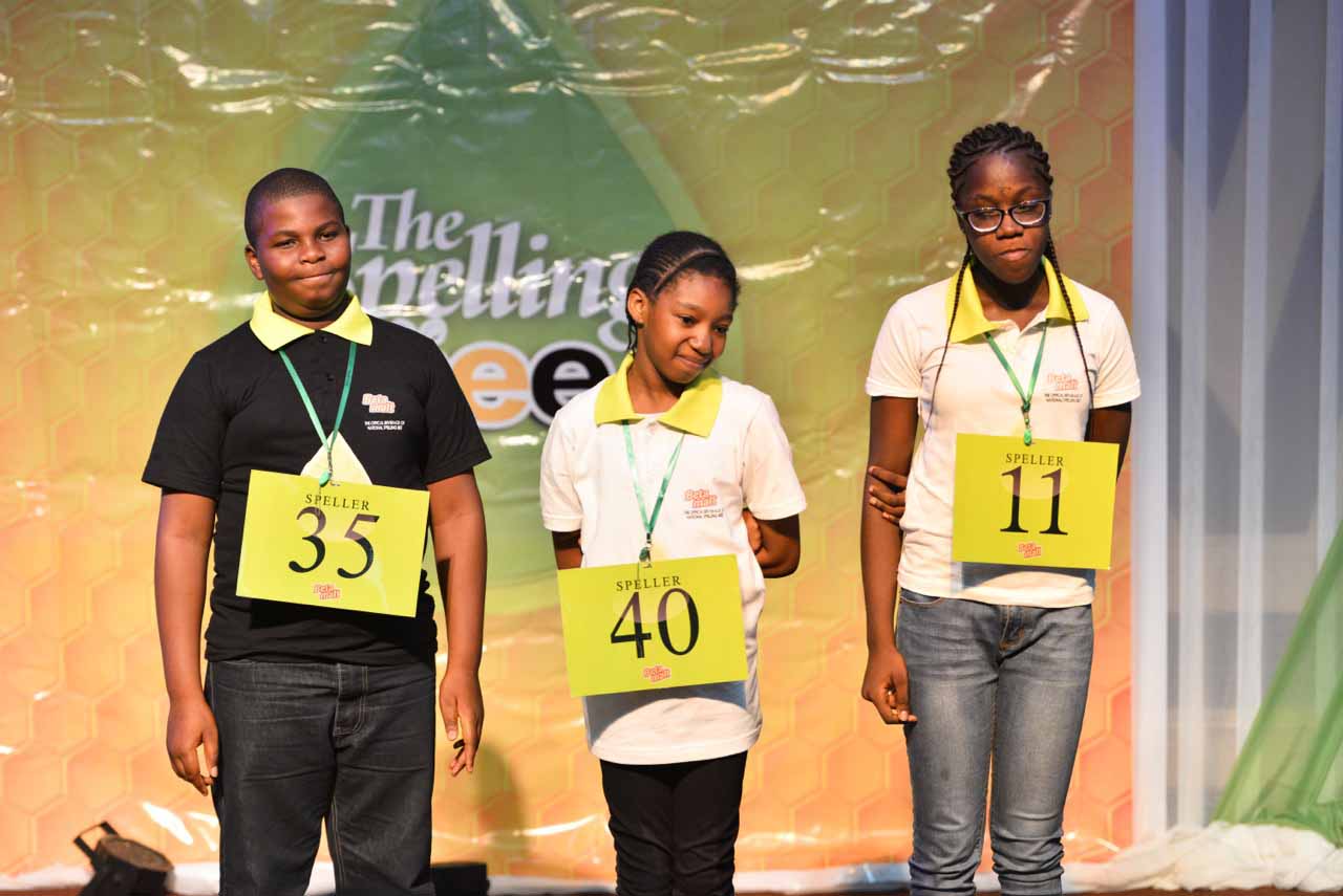 From Left: Daniel Ogwara, Aladunmo International School, Portharcourt, Rivers State, Tirenioluwa Deborah Adedipe, The Ambassadors College, Ota, Ogun State and Ruth Ejims, Shalom College, Portharcourt, Rivers State.