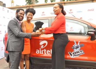 Airtel's The Voice Nigeria Winner, Arese gets SUV, all-expense paid ticket to Abu Dhabi