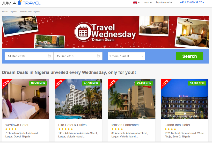 Jumia Travel Launches “Dream Deals”-marketingspace.com.ng