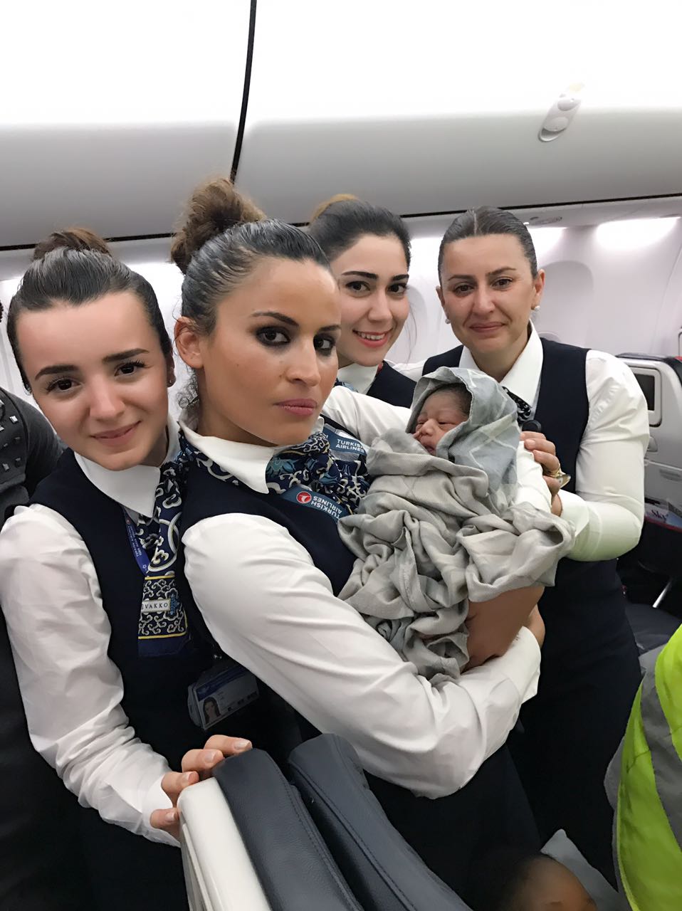 Woman Delivers Baby Girl Onboard Turkish Airlines-marketingspace.com.ng