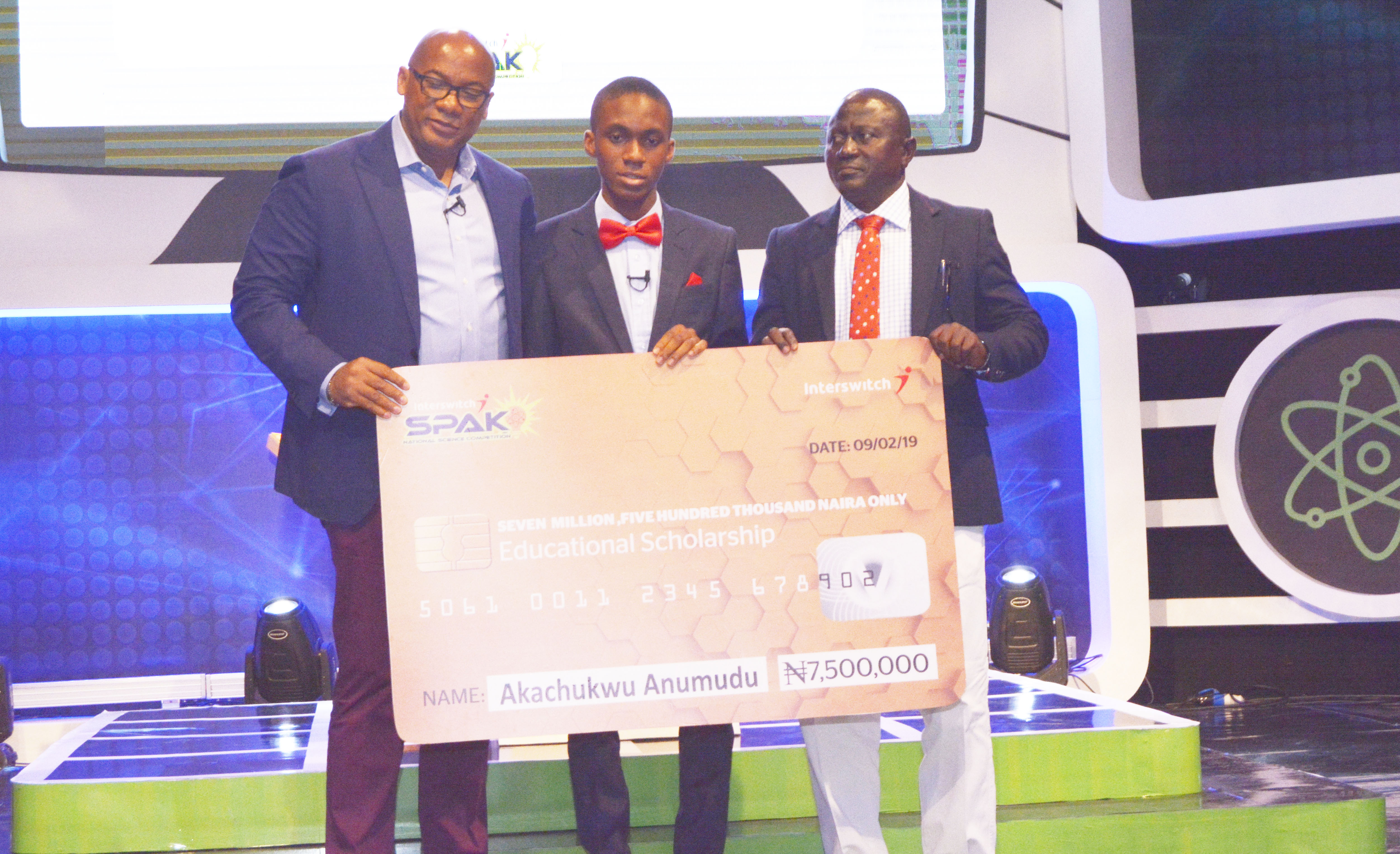 16-year-old Akachukwu Anumudu Wins InterswitchSPAK 1.0 … Emerges ‘Best Science Student in Nigeria’-marketingspace.com.ng