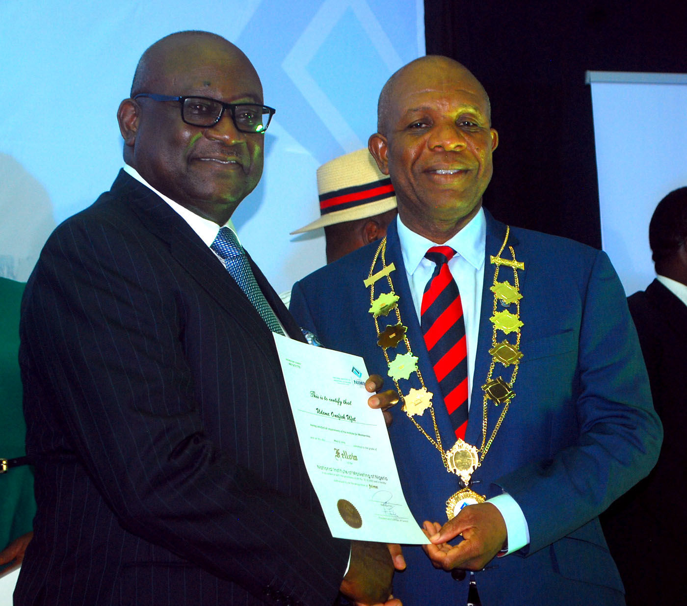 NIMN Inducts Udeme Ufot MFR As Fellow-marketingspace.com.ng