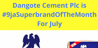 Dangote Cement is #9jaSuperbrandOfTheMonth for July - BrandEscort-marketingspace.com.ng