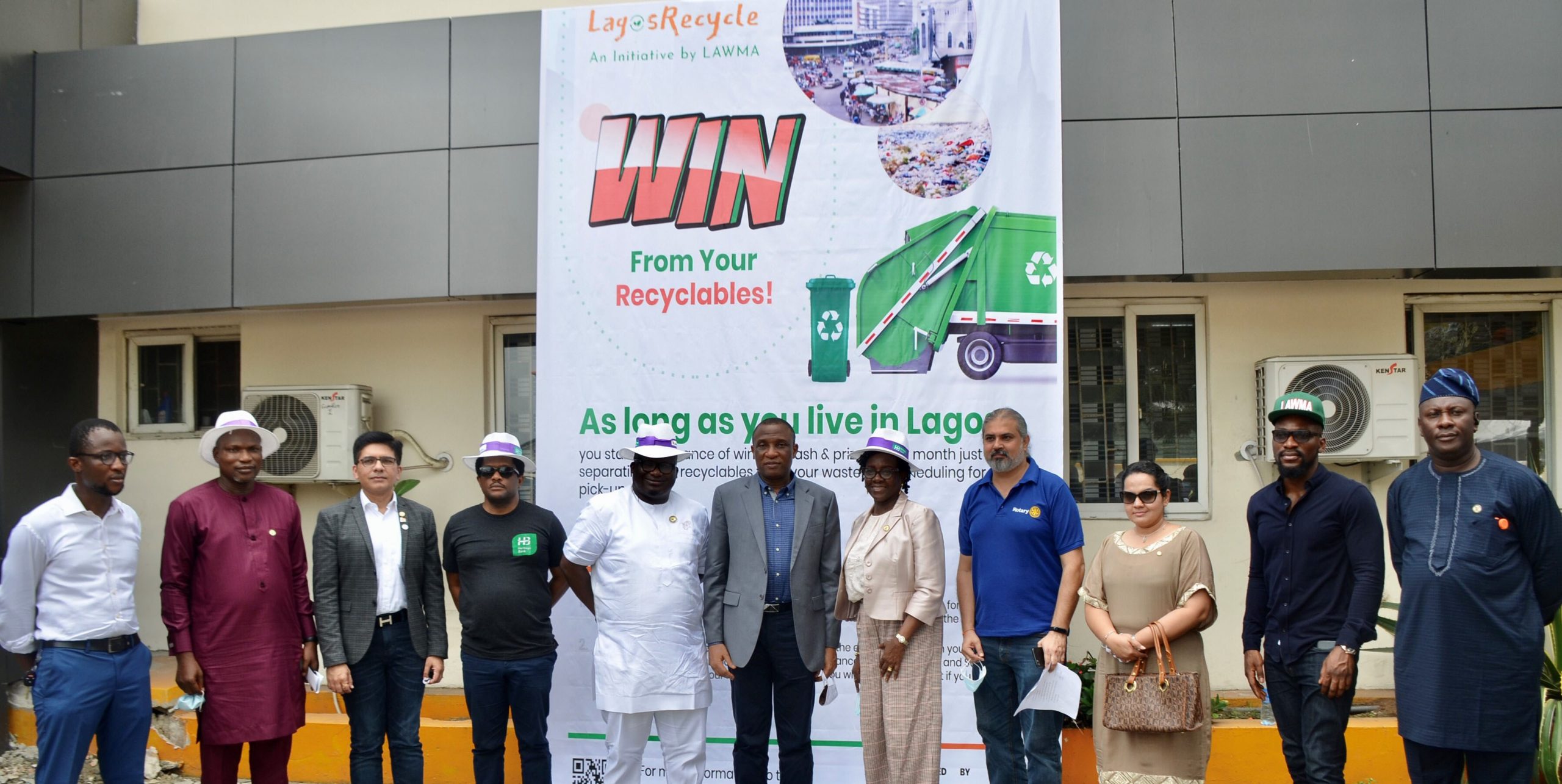 Heritage Bank Partners LAWMA For Sustainable Greener, Cleaner Lagos …Launch Lagos Recycle Initiative-marketingspace.com.ng