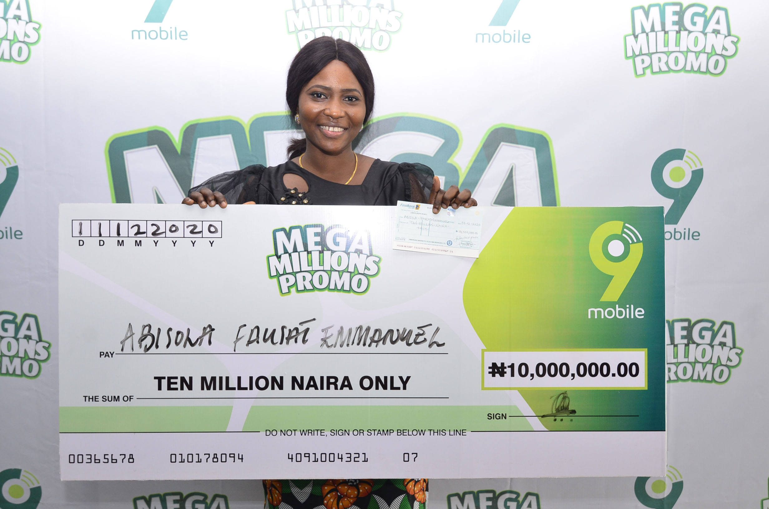 Lucky 9mobile Customer Wins N10million Grand Prize As Mega Millions Promo Ends-marketingspace.com.ng