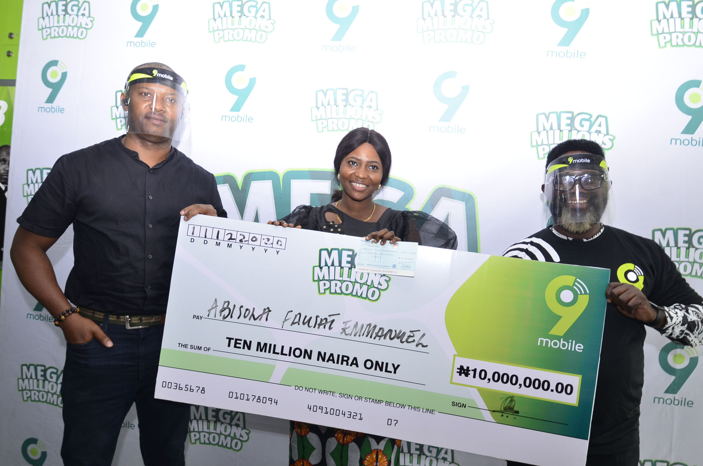 Lucky 9mobile Customer Wins N10million Grand Prize As Mega Millions Promo Ends-marketingspace.com.ng