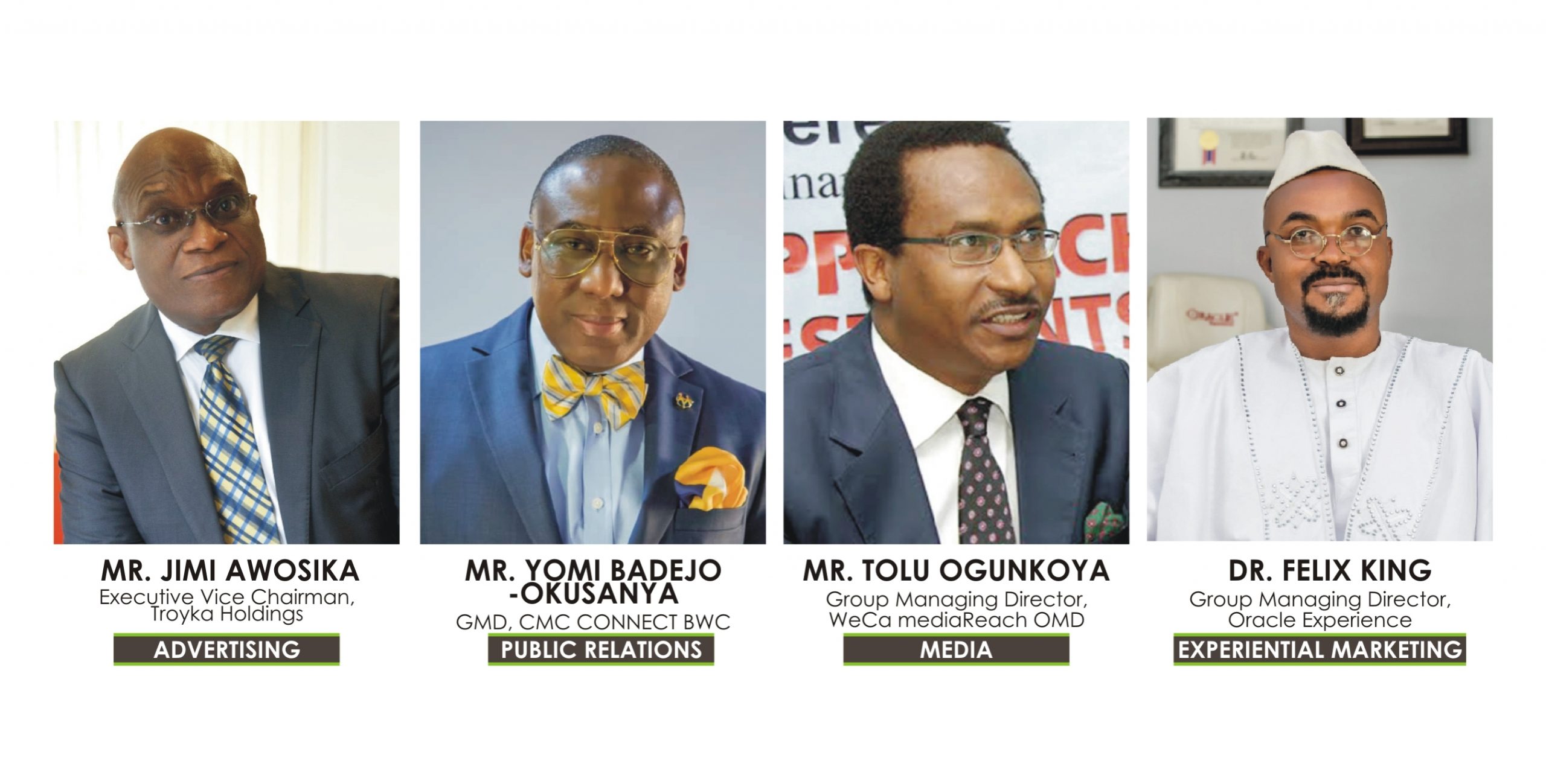 Awosika, Badejo-Okusanya, Ogunkoya, Eiremiokhae To Receive Industry’s Highest Honour-marketingspace.com.ng