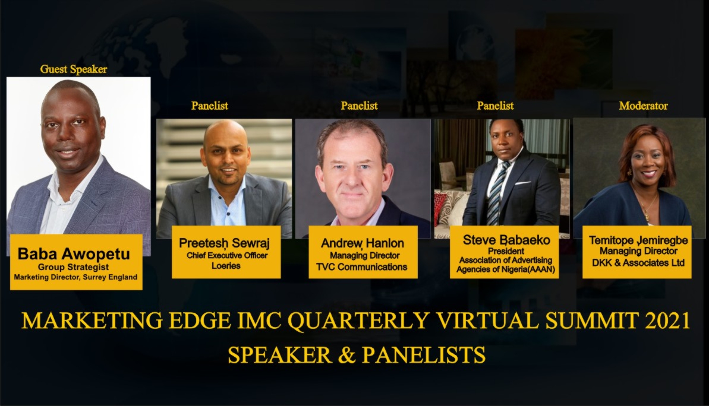 MARKETING EDGE Summit Gathers Global Audience For Brand Management In A Post-Recession Economy-marketingspace.com.ng