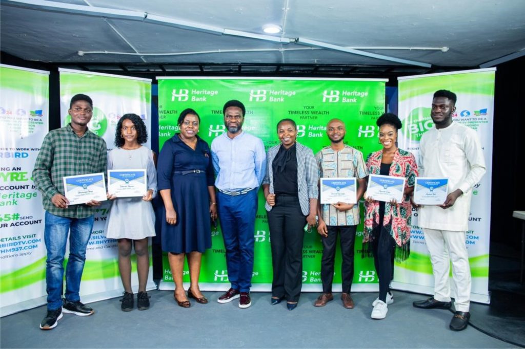 Heritage Bank Partners Silverbird To Empower Young Creative Nigerians… Train 1st Batch Of Ynspyre Project-marketingspace.com.ng