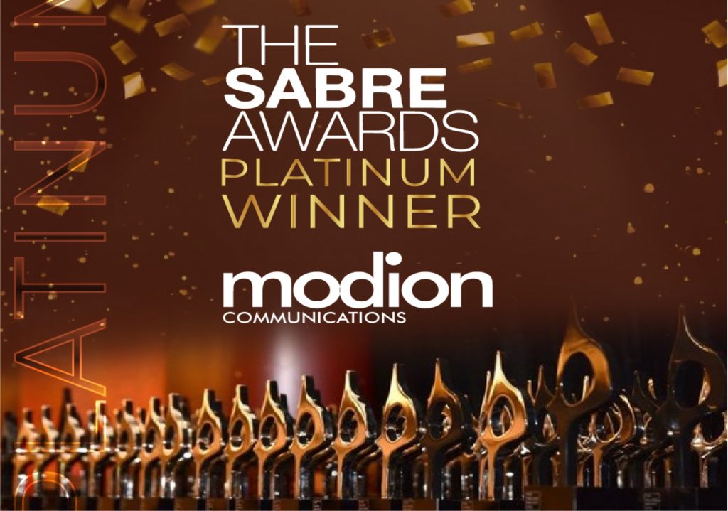 Modion Communications Becomes First Nigerian PR Agency To Win A Platinum SABRE Award-marketingspace.com.ng