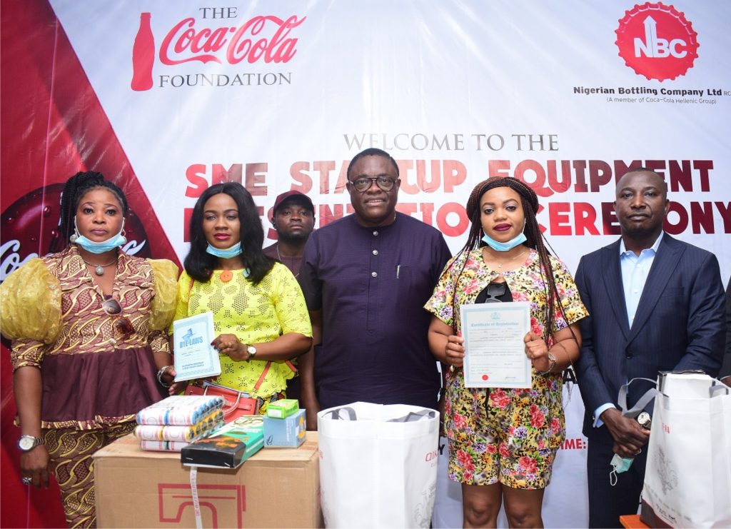 NBC, Coca-Cola Present Start-Up Equipment To Vulnerable Nigerians-marketingspace.com.ng