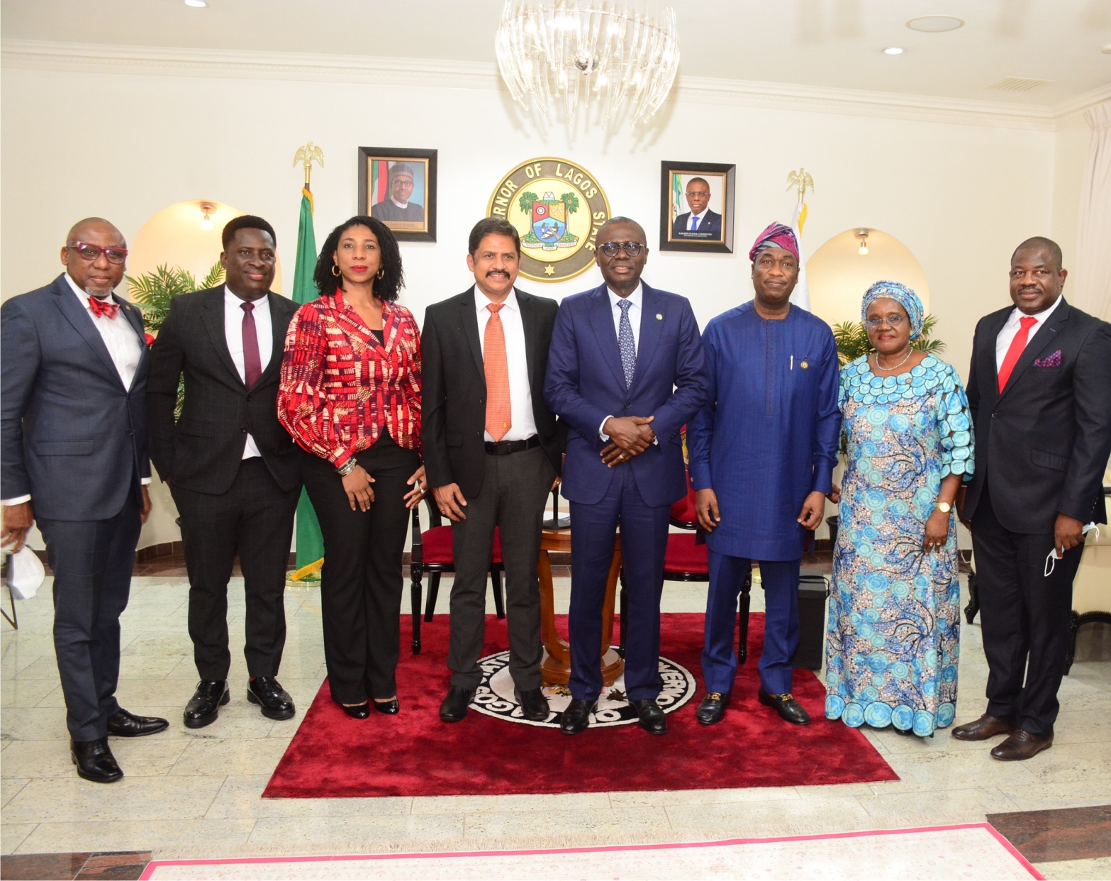 Lagos State Governor, Sanwo-Olu, Commends Airtel Employees For Support During Peak Of COVID-19 Pandemic-marketingspace.com.ng