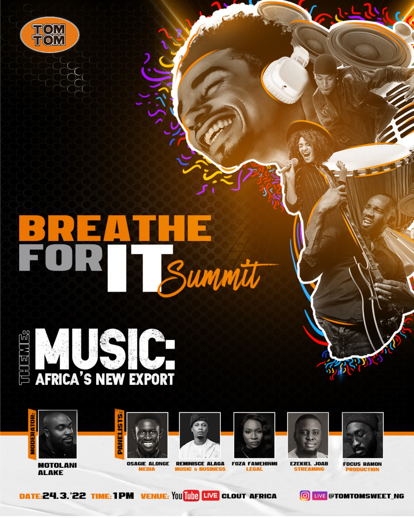 Tom Tom Opens Registration For The ‘Breathe For It’ Summit To Encourage Youth Passion And Creativity-marketingspace.com.ng