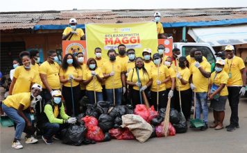 MAGGI Partners Africa Cleanup Initiative To Clean Up Agege Market-marketingspace.com.ng