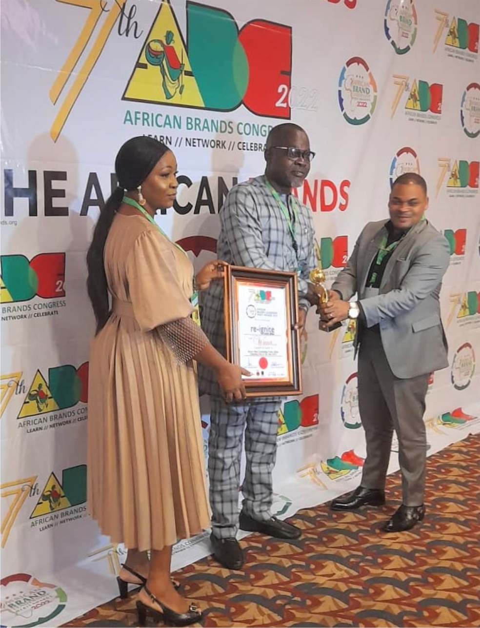 Nigeria’s first full service public affairs consulting firm Re-ignite Public Affairs Limited, has again emerged Africa’s most Outstanding Public Affairs Consulting Firm of the Year.  The firm was among outstanding organisations awarded laurels at the 7th Edition of the African Brands Congress, held at the banquet hall of the Lagos Sheraton Hotels & Towers on Friday, August 12, 2022. It was organised by the African Brands Media Limited, a foremost brands magazine that provides research and news relating to various brands across Africa Tagged African Brands Leadership Awards 2022, the one day event had; Congress, Exhibition, Brands Presentation, Dinner and Award Presentation. This congress was themed: Digital Technology, AI & IOT – A Catalyst for Brands Growth. According to the organisers, the congress is designed to be a platform for educating, engaging, and inspiring brand managers and professionals in different industries in the pursuit of best practices in brand building and value creation., Re-Ignite Public Affairs Limited won alongside its sister Firm, CMC Connect Burson, Cohn & Wolfe (CMC Connect BCW). While Re-Ignite was presented with a Golden diadem as Africa’s Most Outstanding Public Affairs Consulting Firm of the Year 2022, CMC Connect BCW was awarded the Africa’s Most Impactful Reputation and Perception Management Company of the year 2022. They are the only two firms that were picked in the integrated marketing communications category in the African market. Other winners at the occasion includes Access Bank Plc, Stanbic IBTC Trustees, 9PSB, and Veritas Registrars in the banking and financial sector. Other are SMILE, Galaxy Backbone, Checkers Custard, Mr V, Nicole Sinclair etc.  Receiving the awards on behalf of the board, management and staff of Re-Ignite Public Affairs Limited Adetola Odusote, a director of the firm, thanked the organisers for recognising the quality services Re-Ignite has been providing its array of highly valued clientele that includes but not limited to Afton Chemicals Corporation; USA, Japan Tobacco International, AB Inbev (International Brewery Plc), IRIS Smart Technologies Limited, Glovo, Nigeria, AFCFTA, and top political parties among others.  Re-ignite Public Affairs, is a strategy driven research- based solution provider in the Public Affairs space for business and government. The ﬁrm, which in year 2020, had won Public Affairs Company of the Year at the maiden edition of the Spokespersons Digest Communication Awards, provides services that help to improve governance, and enhance relationship between the business community and the different arms of government and its agencies. This it does through the provision of services that combine effective government and legislative relations, public policy analysis; sector speciﬁc expertise which can be critical success factors for clients in the competitive and regulatory business environment. As the pioneer Public Affairs ﬁrm in Nigeria, Re-ignite Public Affairs is poised to enhancing better relationships between government and its citizens, and between the private sector and public sector. Our distinct services are: Advocacy & Issues Management, Stakeholders Engagement, Policy Research & Analysis, Government Relations and Legislative Affairs, Political Communications, Capacity Development, Corporate Communication, and Crisis Management. Re-ignite Public Affairs possesses an uncommon combination of senior level industry experts with commercial and project experience coupled with a thorough understanding of government bureaucratic and political processes, policy and regulatory frameworks. The team includes Adetola Odusote (Director, Stakeholders Engagement), Franklyn Ginger-Eke (Executive Director/COO), Yomi Badejo-Okusanya (Group Managing Director) and President of African Public Relations Association. It is a subsidiary of the CMC Connect Group, a foremost strategic communications company with an impressive 30 years track record in the industry, having worked with virtually all the top brands in the country. Re-ignite Public Affairs is situated in the Federal Capital Territory Abuja and Lagos State, Nigeria.  -marketingspace.com.ng