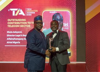 Telecoms Industry Stakeholders Honour Airtel’s Shola Adeyemi-marketingspace.com.ng