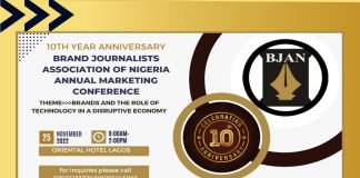 BJAN Brands And Marketing Conference@10: Top 10 Brands, Others For Honour, Special Recognition-marketingspace.com.ng