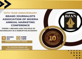 BJAN Brands And Marketing Conference@10: Top 10 Brands, Others For Honour, Special Recognition-marketingspace.com.ng