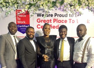 Interswitch Wins Best Practices Award, Ranked In Top-5 ‘Best Companies to Work For’-marketingspace.com.ng