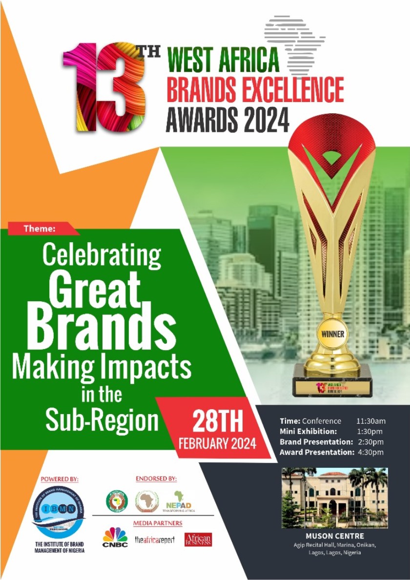 Institute Of Brand Management Of Nigeria Announces Date For Brands Excellence Awards-marketingsspace.com.ng