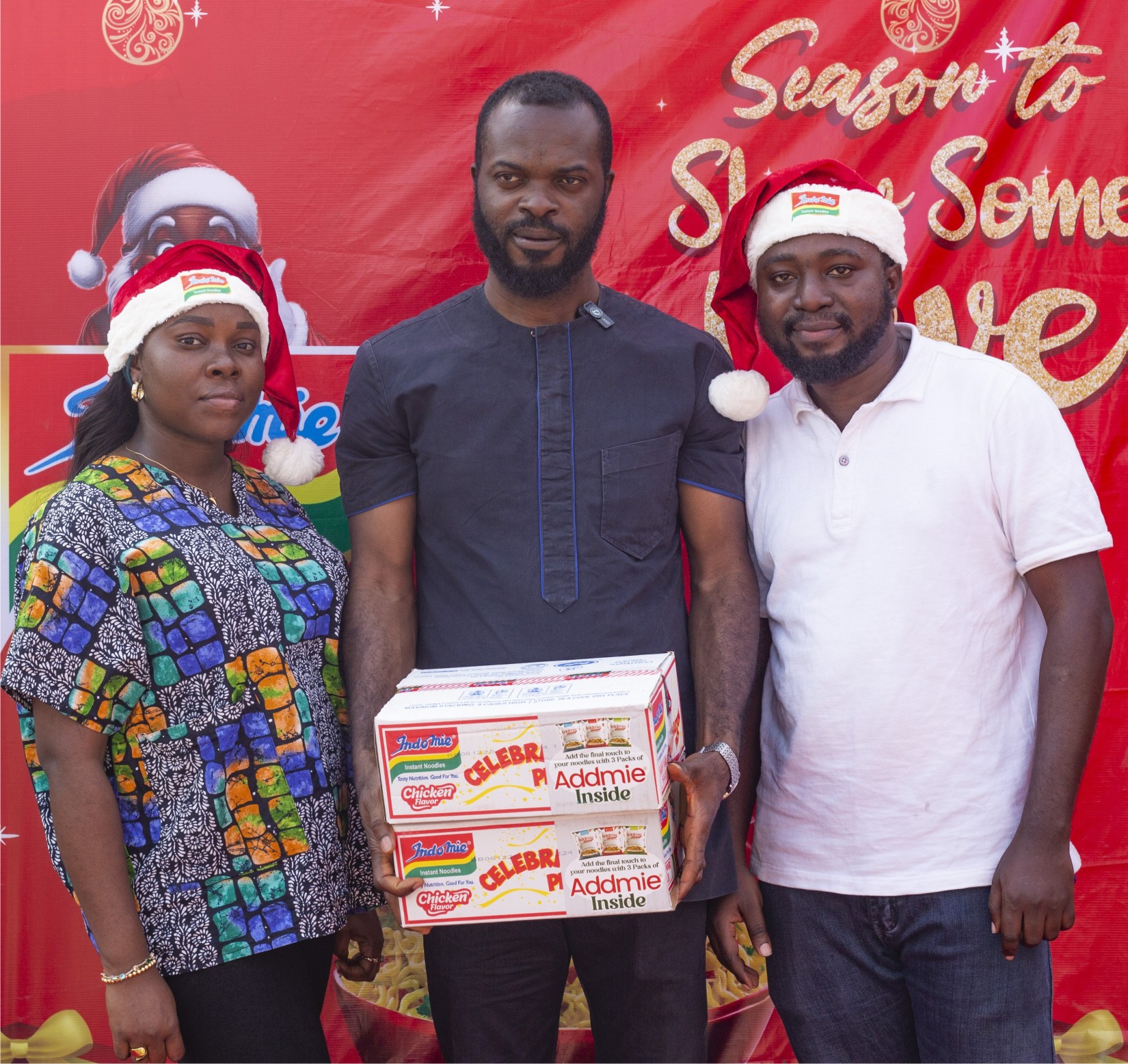 Delight As Indomie's Santa Visits Nigerians In Christmas Surprise-marketingspace.com.ng