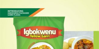 Igbokwenu: Hygienically Packaged Yellow Garri Enters Nigerian Market …available in Shoprite, Spa, Games, Others-marketingspace.com.ng