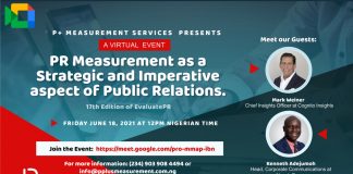 P+ Measurement Services Hosts 17th Edition Of Evaluate PR-marketingspace.com.ng