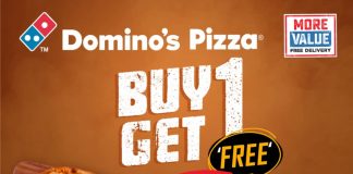 Domino’s Pizza Offers Buy 1 Get 1 Free Promo Till Friday-marketingspace.com.ng