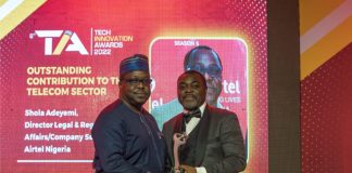 Telecoms Industry Stakeholders Honour Airtel’s Shola Adeyemi-marketingspace.com.ng