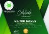 AYAGG Recognizes Tobi Badmus, CEO And Founder Of 8BM, As An Icon Of Youth Inspiration-marketingspace.com.ng