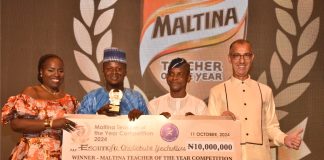 Nasarawa Teacher, Esomnofu Ifechukwu Emerges 2024 Maltina Teacher Of The Year, Wins N10 Million Grand Prize-marketingspace.com.ng